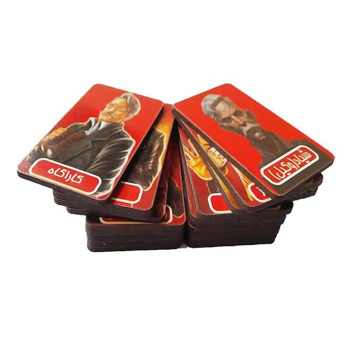 کارت بازی مافیا چوبی سناریو مذاکره کننده تکاور